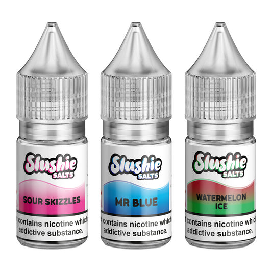 BAR Salts by Slushie - 10ml Nic Salts - Blackcurrant Watermelon Bubblegum