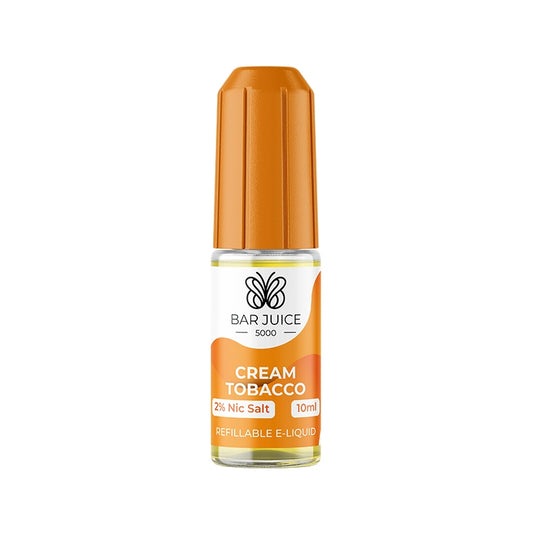 Bar Juice 5000 10ml Nic Salts - Cream Tobacco