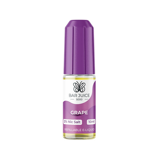 Bar Juice 5000 10ml Nic Salts - Grape