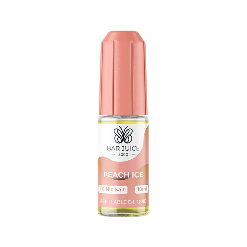 Bar Juice 5000 10ml Nic Salts - Peach Ice