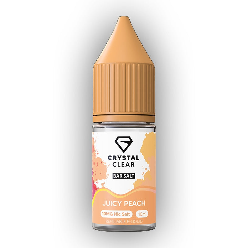 Crystal Clear Nic Salts - Juicy Peach