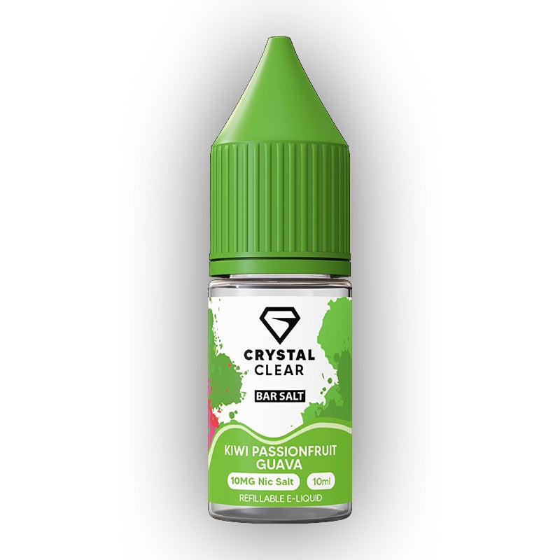 Crystal Clear Nic Salts - Kiwi Passionfruit Guava