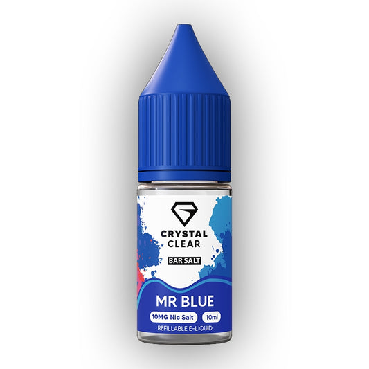 Crystal Clear Nic Salts - Mr Blue