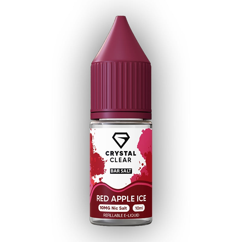 Crystal Clear Nic Salts - Red Apple Ice