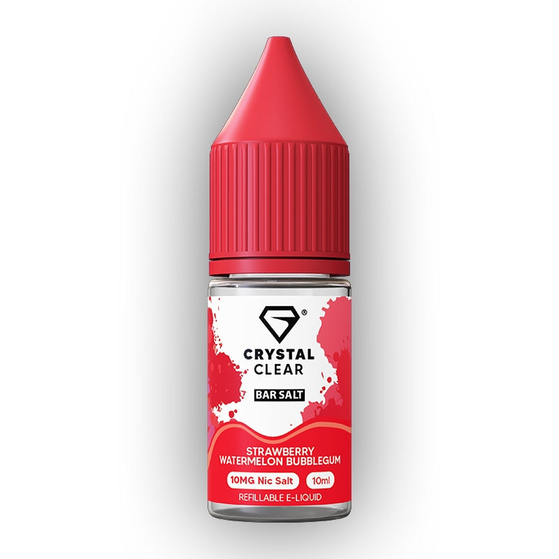 Crystal Clear Nic Salts - Strawberry Watermelon Bubblegum