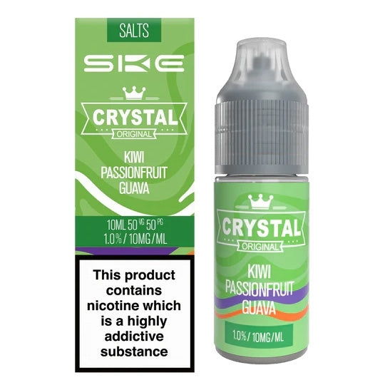 Crystal Original 10ml Nic Salts - Kiwi Passionfruit Guava
