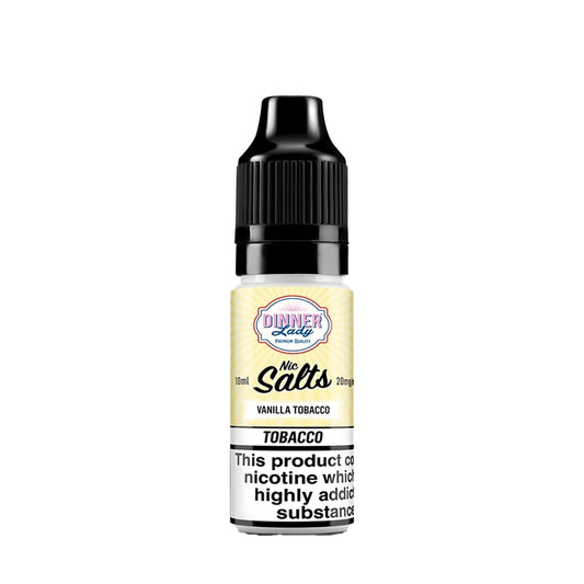 Dinner Lady 10ml Nic Salts (2023 Range) - Vanilla Tobacco