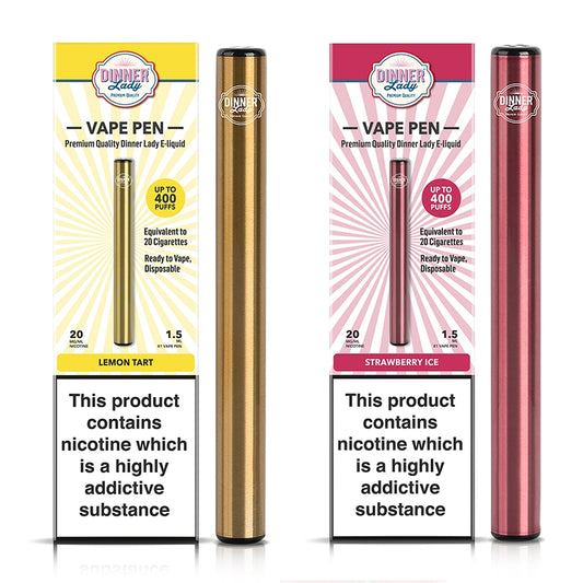 Dinner Lady 20mg Disposable Vape Pen - Blue Menthol