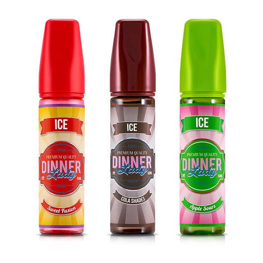 Dinner Lady Ice Range 50ml Shortfill - Sun Tan Mango