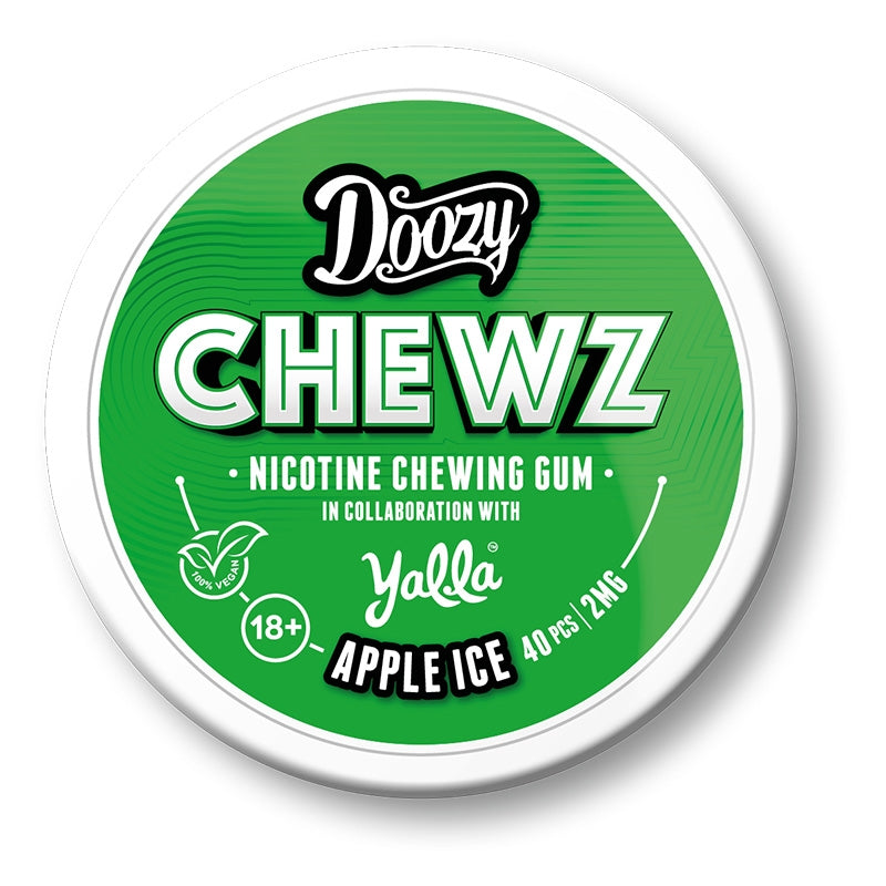 Doozy Chewz Nicotine Chewing Gum - Apple Ice