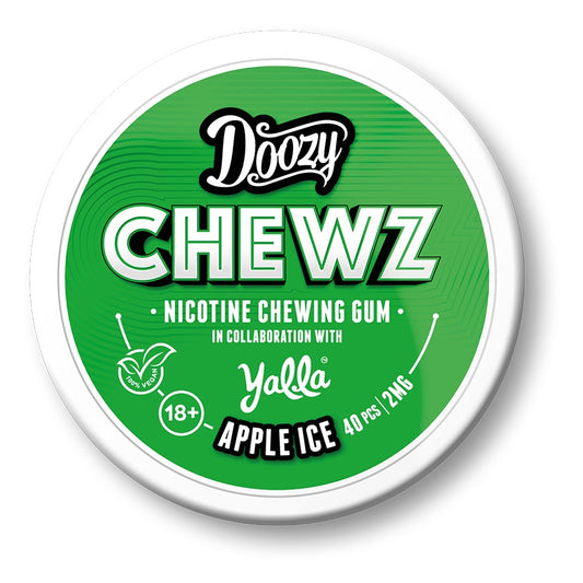 Doozy Chewz Nicotine Chewing Gum - Apple Ice