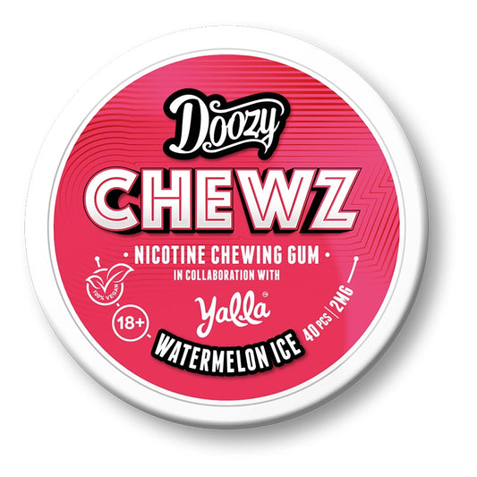 Doozy Chewz Nicotine Chewing Gum - Watermelon Ice