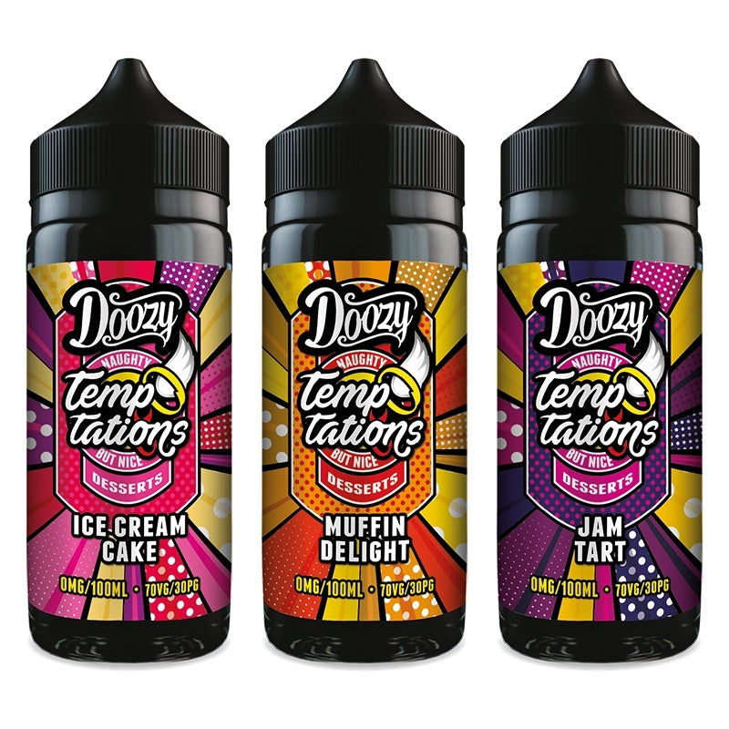 Doozy Temptations 100ml Shortfill - Ice Cream Cake