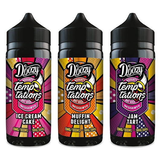 Doozy Temptations 100ml Shortfill - Ice Cream Cake