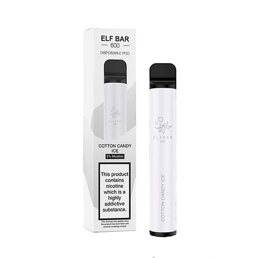 Elf Bar 20mg Disposable Vape Pen - Cotton Candy Ice