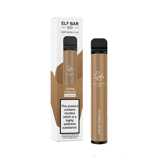 Elf Bar 20mg Disposable Vape Pen - Cream Tobacco