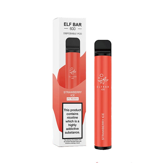Elf Bar 20mg Disposable Vape Pen - Strawberry Ice