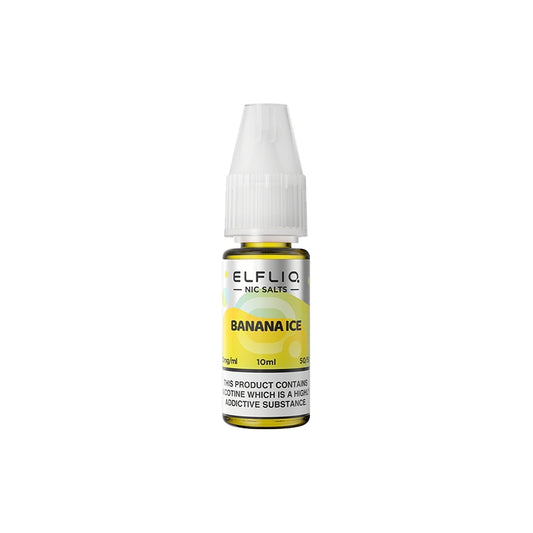 Elf Bar ElfLiq 10ml Nic Salts - Banana Ice