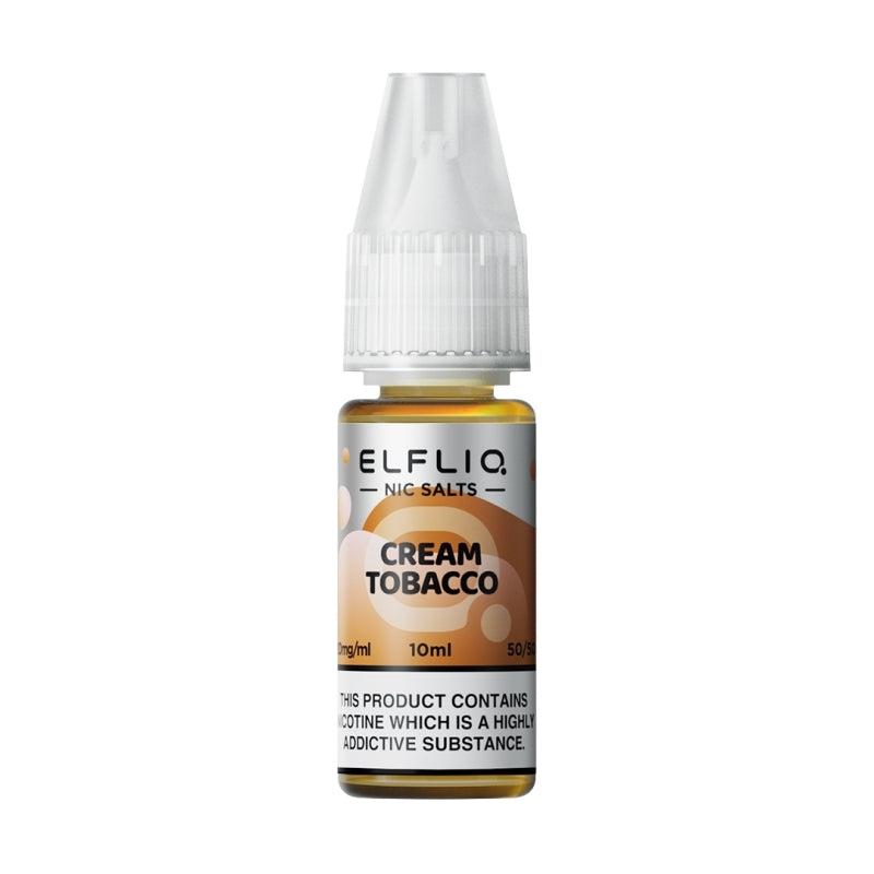 Elf Bar ElfLiq 10ml Nic Salts - Cream Tobacco (Snoow Tobacco)