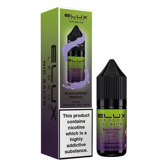 Elux Legend Nic Salts - Blackcurrant Menthol
