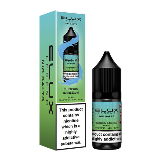 Elux Legend Nic Salts - Blueberry Bubble Gum