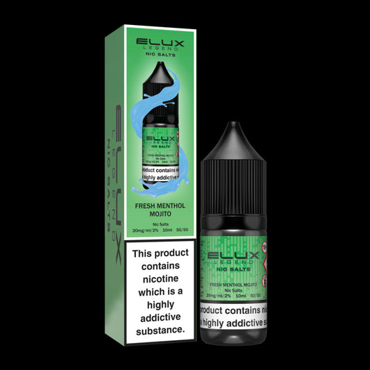 Elux Legend Nic Salts - Fresh Menthol Mojito