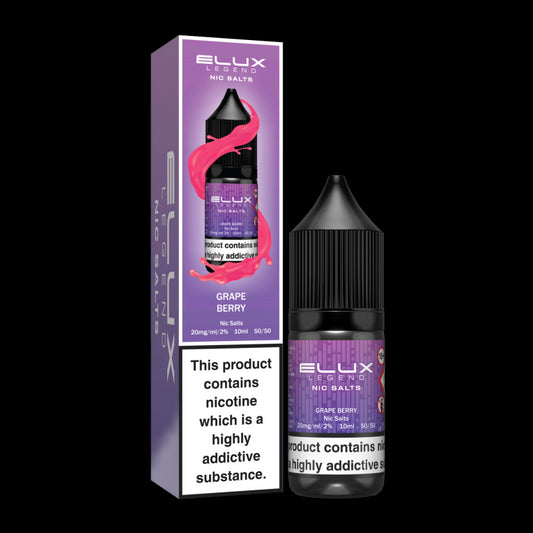 Elux Legend Nic Salts - Grape Berry