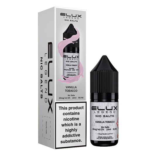 Elux Legend Nic Salts - Vanilla Tobacco