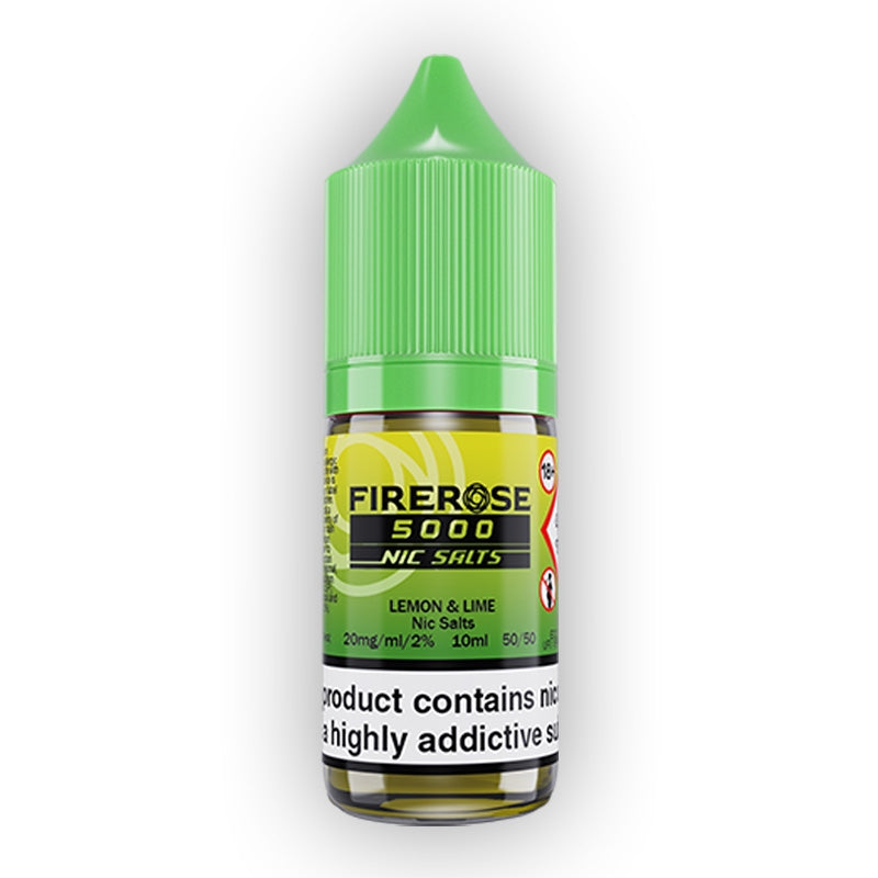 FireRose 5000 10ml Nic Salts - Lemon Lime