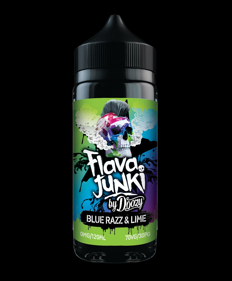 Flava Junki 100ml Shortfill - Blue Razz & Lime