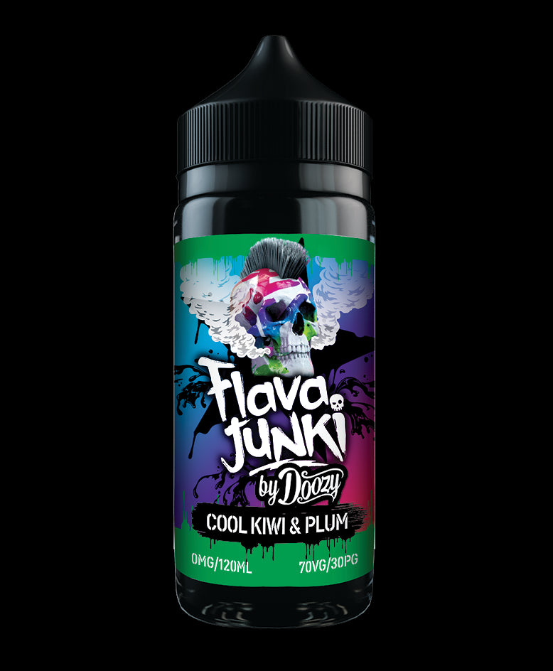 Flava Junki 100ml Shortfill - Cool Kiwi & Plum