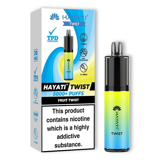 Hayati Twist 5000+ Disposable Vape - Fruit Twist
