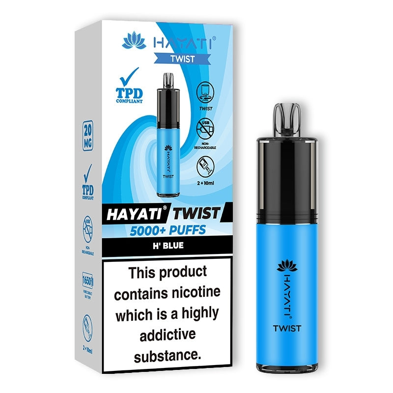 Hayati Twist 5000+ Disposable Vape - Mr Blue
