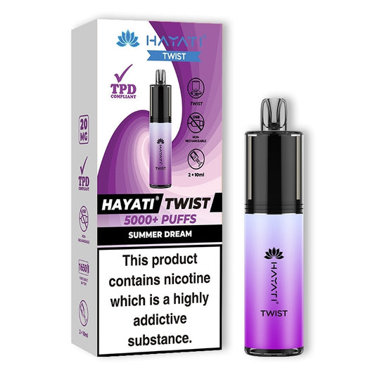 Hayati Twist 5000+ Disposable Vape - Summer Dream