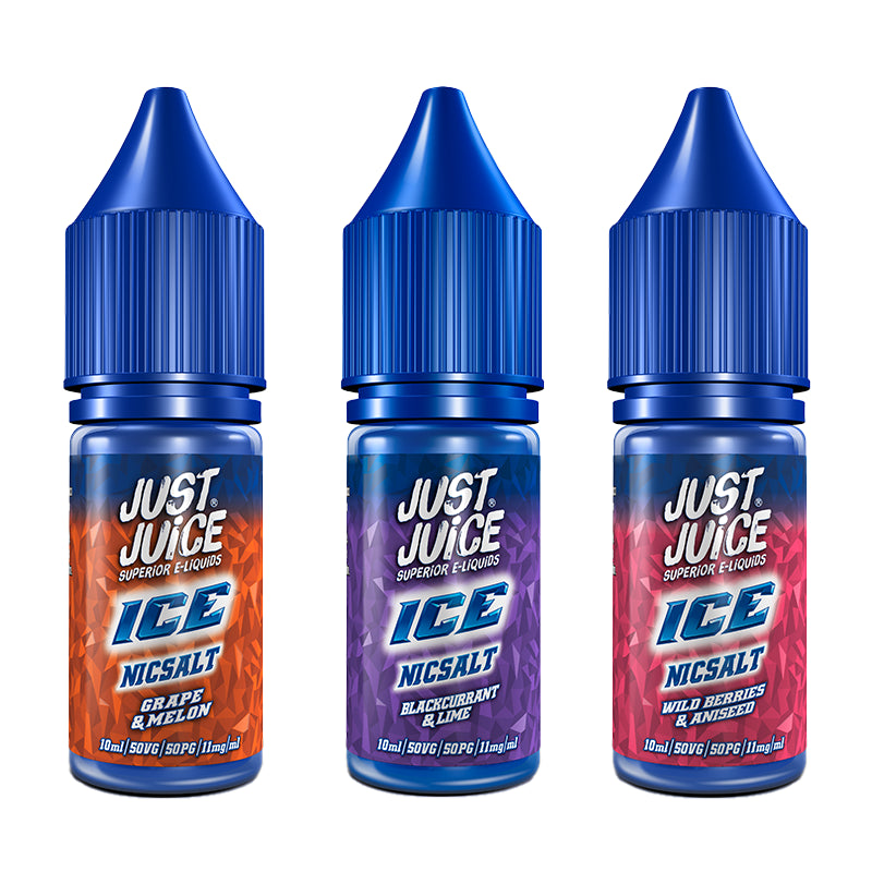 Just Juice ICE 10ml Nic Salts - Grape & Melon