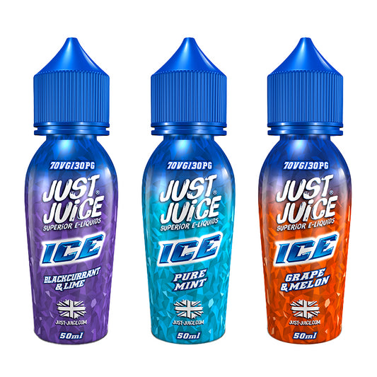 Just Juice ICE 50ml Shortfill - Blackcurrant & Lime