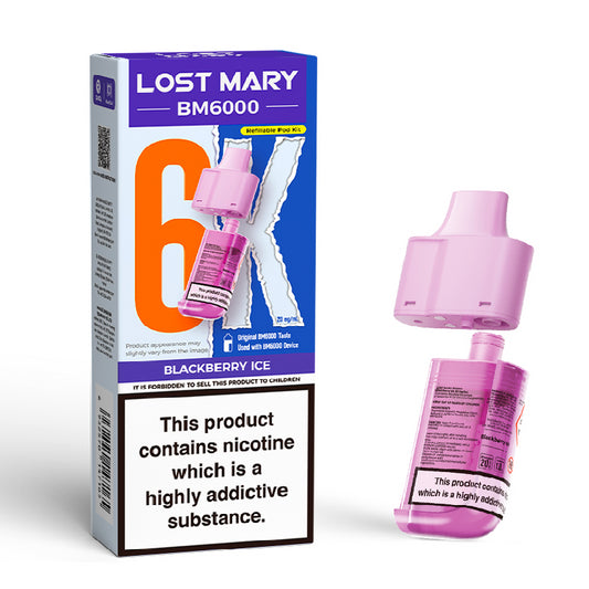 Lost Mary BM6000 Prefilled Vape Pods - Acai Berry Blueberry