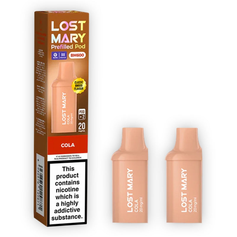 Lost Mary BM600 Prefilled Vape Pods - Cola x2