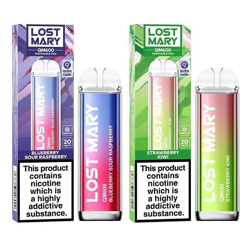Lost Mary QM600 (Mesh Coil) Disposable Vape Pen - Kiwi Passionfruit Guava