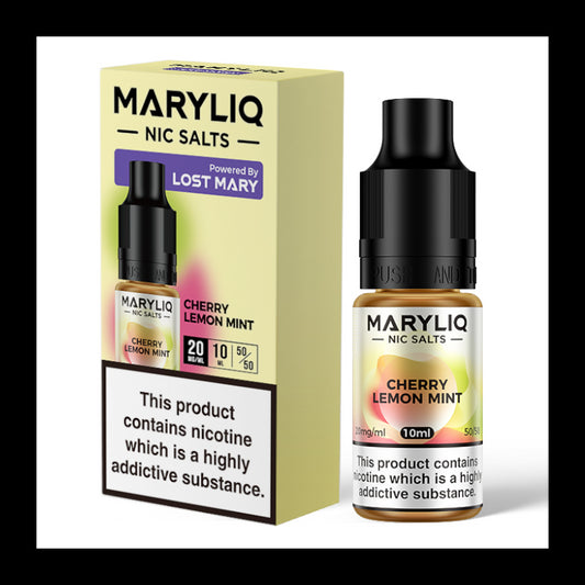 MaryLiq 10ml Nic Salts - Cherry Lemon Mint