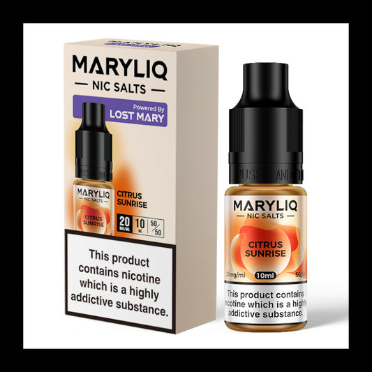 MaryLiq 10ml Nic Salts - Citrus Sunrise