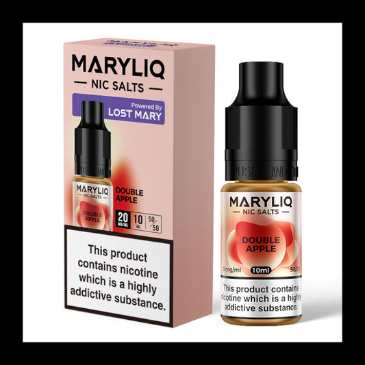 MaryLiq 10ml Nic Salts - Double Apple