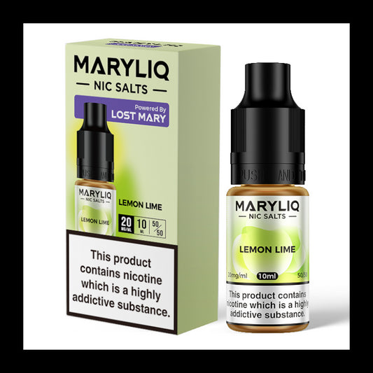 MaryLiq 10ml Nic Salts - Lemon Lime