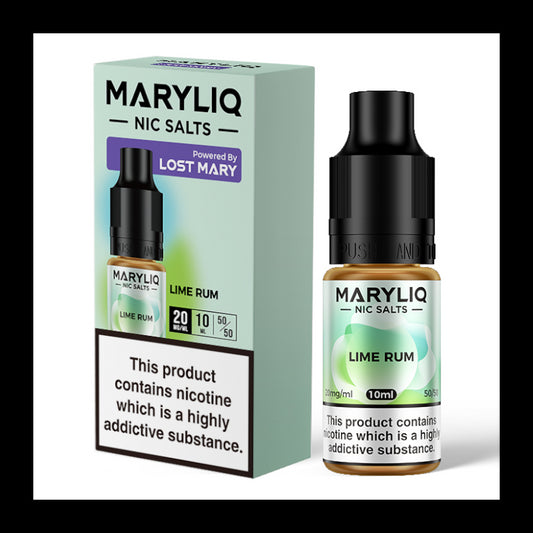 MaryLiq 10ml Nic Salts - Lime Rum