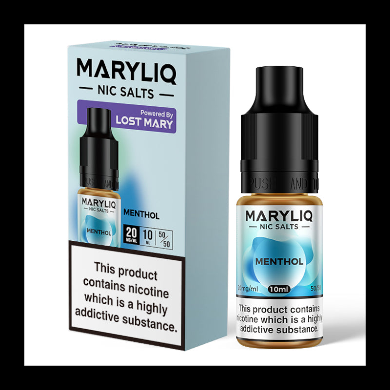 MaryLiq 10ml Nic Salts - Menthol