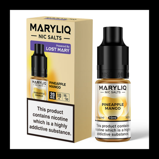MaryLiq 10ml Nic Salts - Pineapple Mango