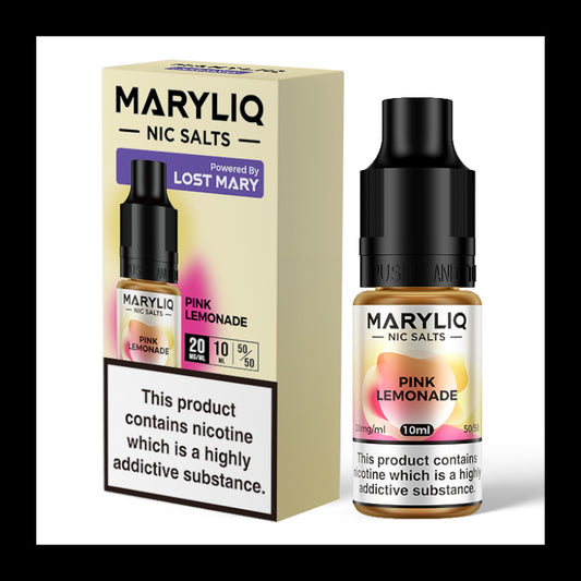 MaryLiq 10ml Nic Salts - Pink Lemonade