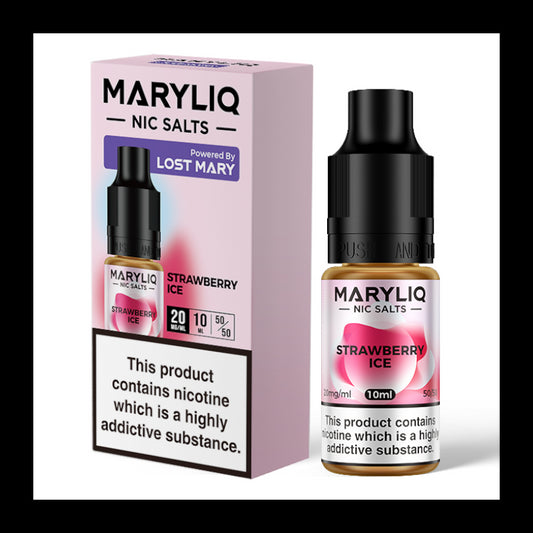 MaryLiq 10ml Nic Salts - Strawberry Ice