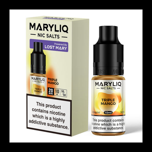 MaryLiq 10ml Nic Salts - Triple Mango