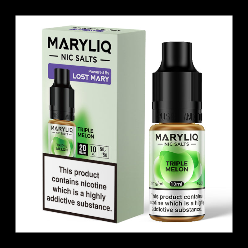 MaryLiq 10ml Nic Salts - Triple Melon